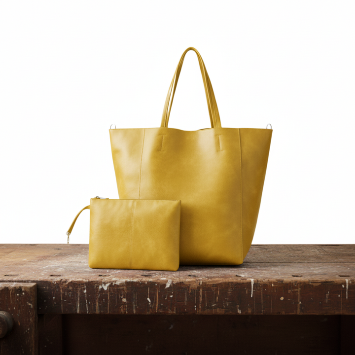 Lesley | Tote With Matching Pouch