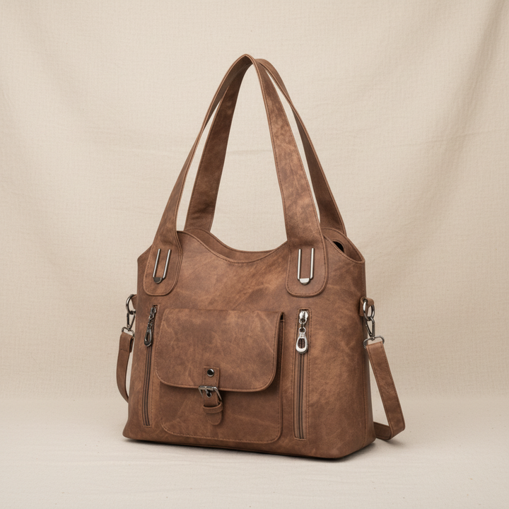 Tegen | Slouchy Multi-Pocket Shoulder Bag