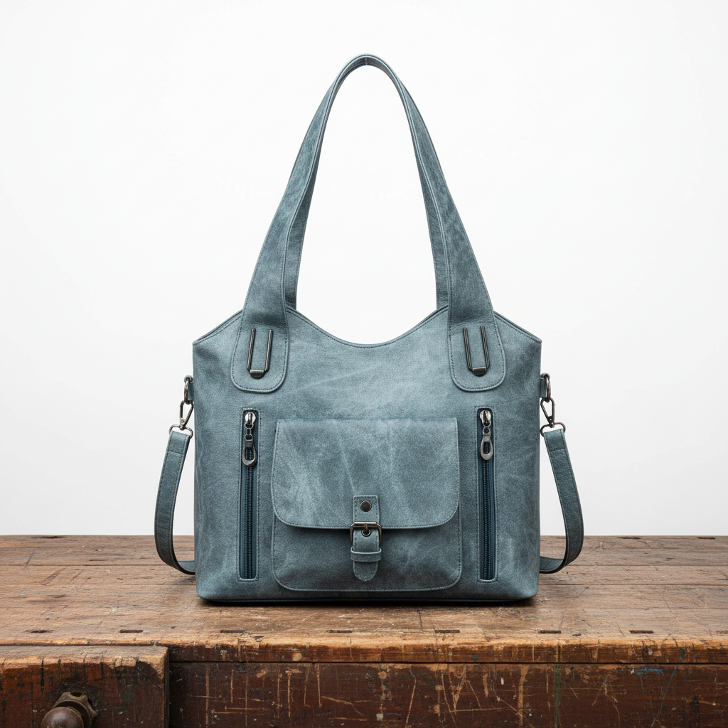 Tegen | Slouchy Multi-Pocket Shoulder Bag