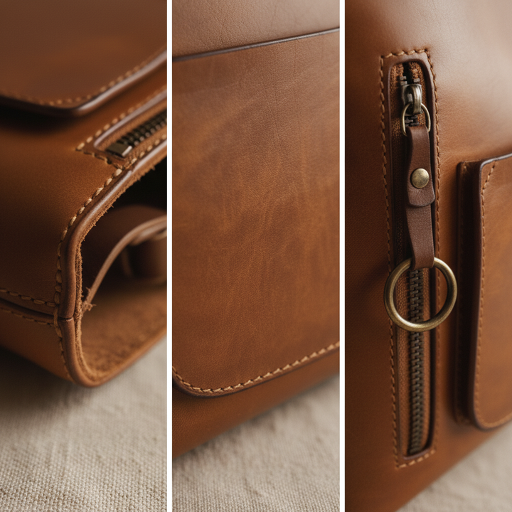 Isolda | Structured Tote With Front Pockets