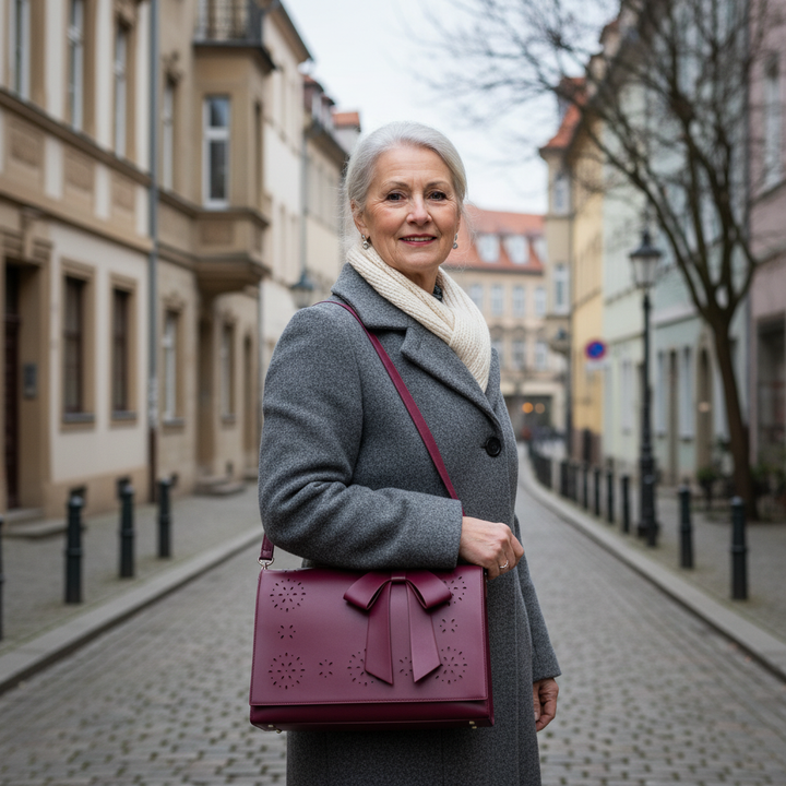 Elowyn | Bow-Front Satchel
