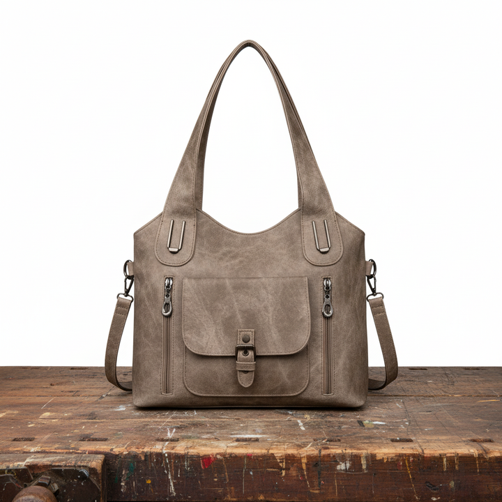Tegen | Slouchy Multi-Pocket Shoulder Bag