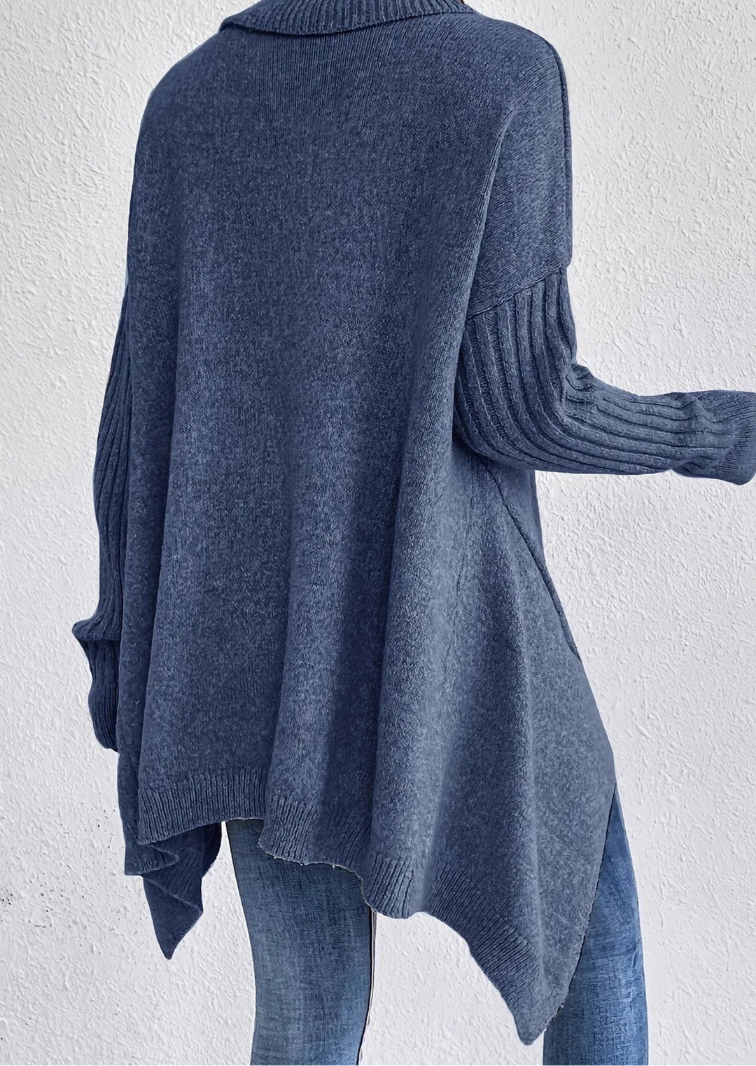 Rosamund | Oversized Turtleneck Knit Sweater
