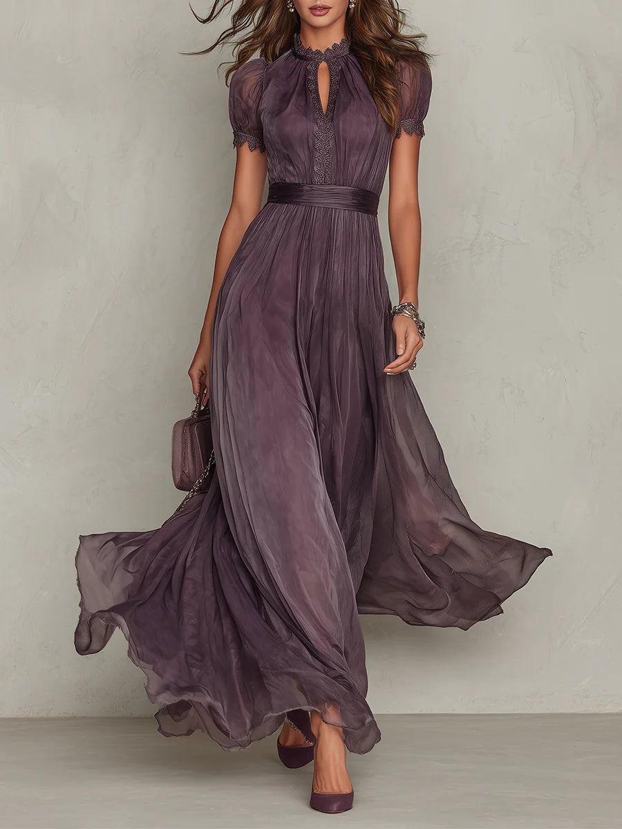 Riley | Vintage Chiffon Maxi Dress
