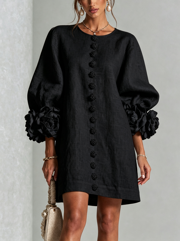 Florence | Floral Button-Down Shift Dress