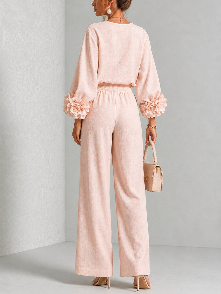 Rosabel | Floral Cuff Two-Piece Set Floral