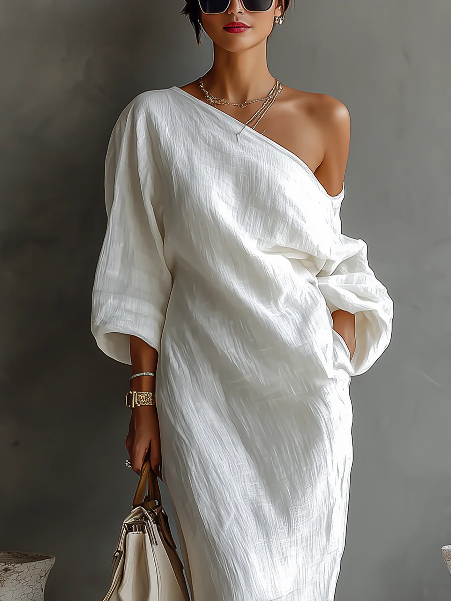 Amara™ | Elegant Asymmetrical Maxi Dress