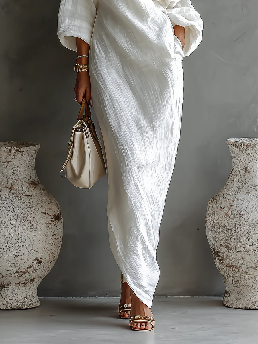 Amara™ | Elegant Asymmetrical Maxi Dress