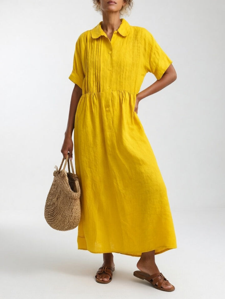 Lysandra™ | Summer Flowy Shirt Dress