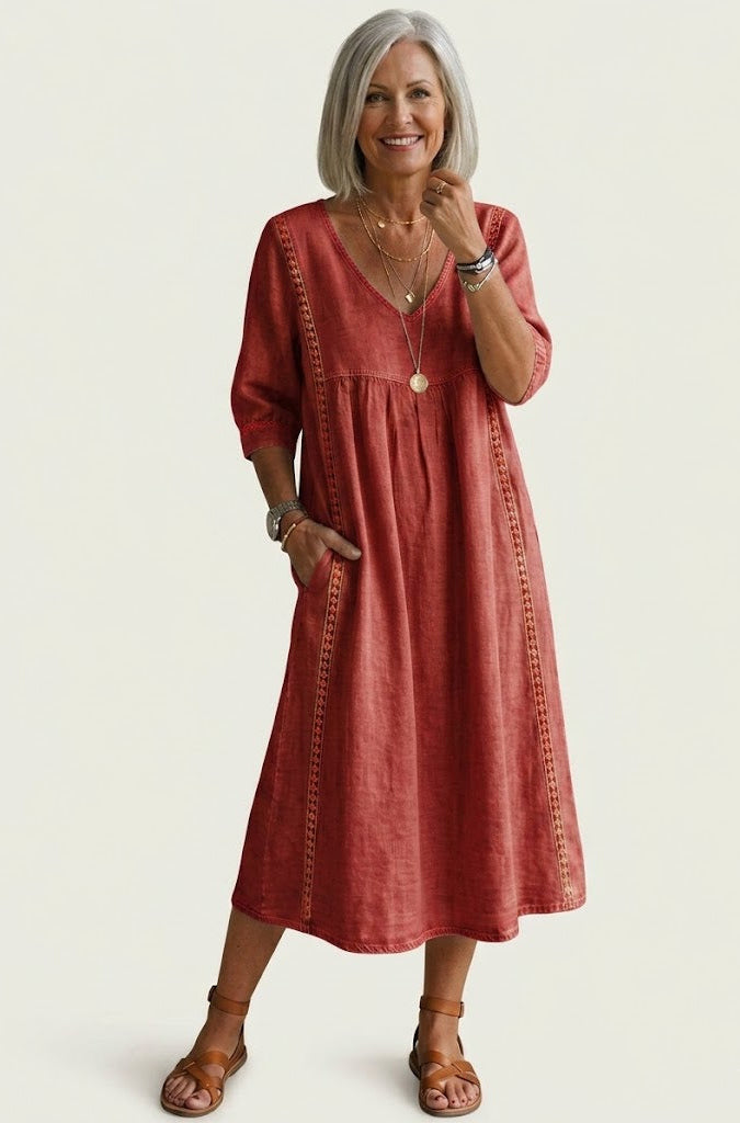 Juliette - Elegance A Line Maxi Dress