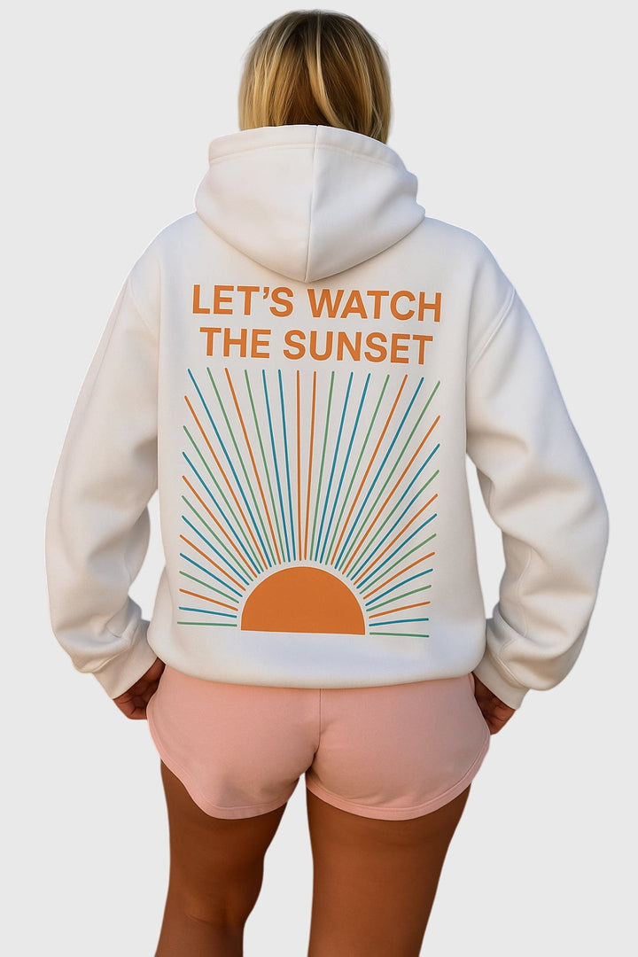 Roisin | Sunset Print Hoodie