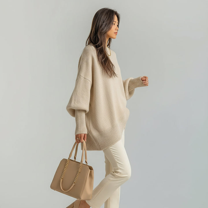 Noreen | Oversized Batwing Knit Sweater
