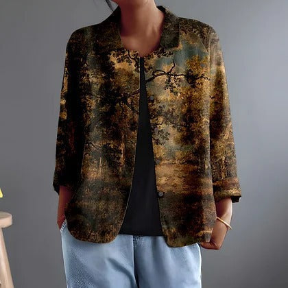 Fiorenza | Bronze Wash Open Shirt