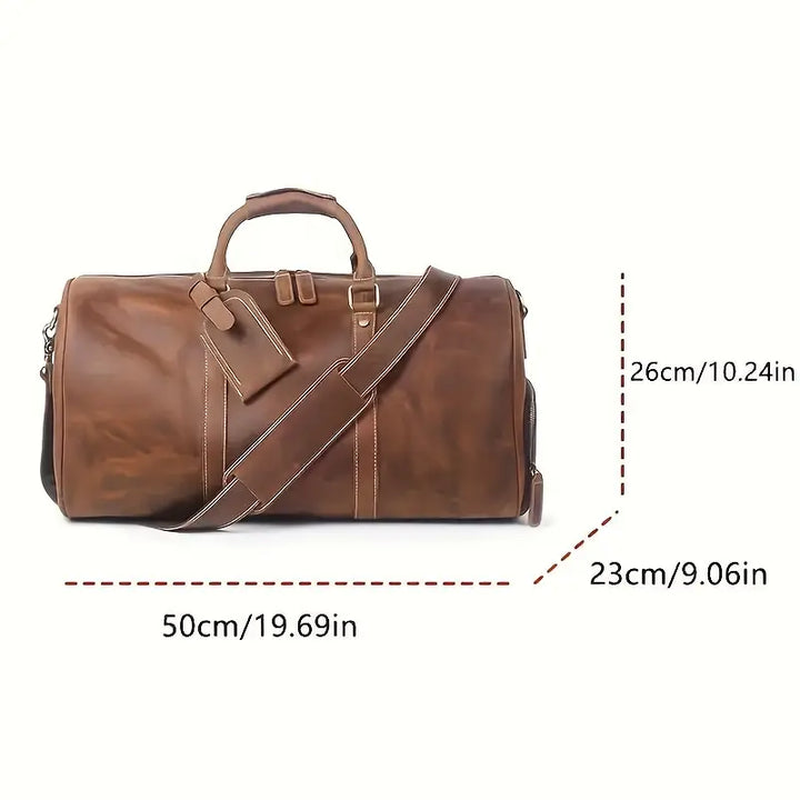 Joseph - Spacious Leather Travel Duffel