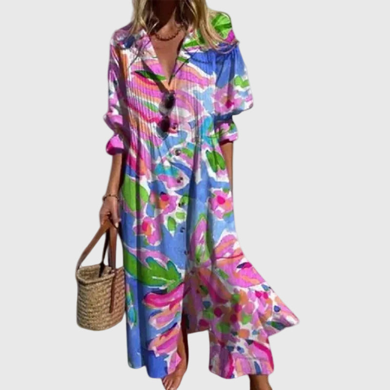 Zariah | Elegant Long Bohemian Style Dress