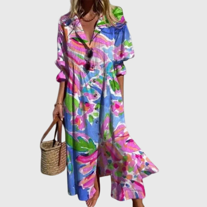 Zariah | Elegant Long Bohemian Style Dress