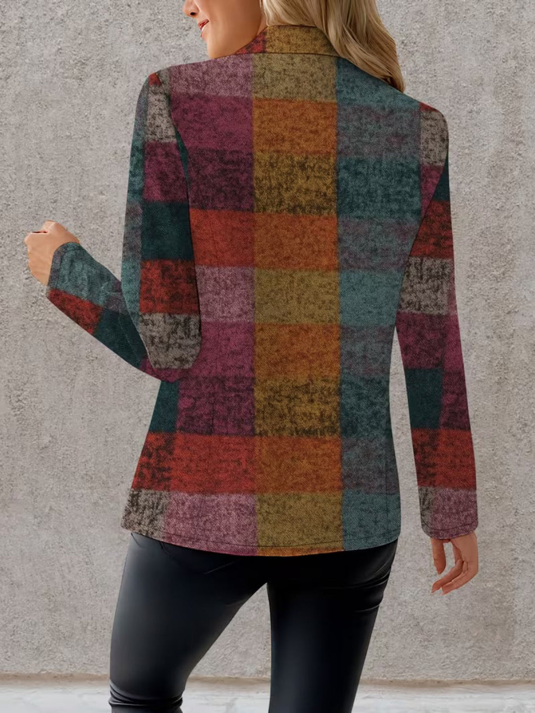Charis | Autumn Plaid Blazer