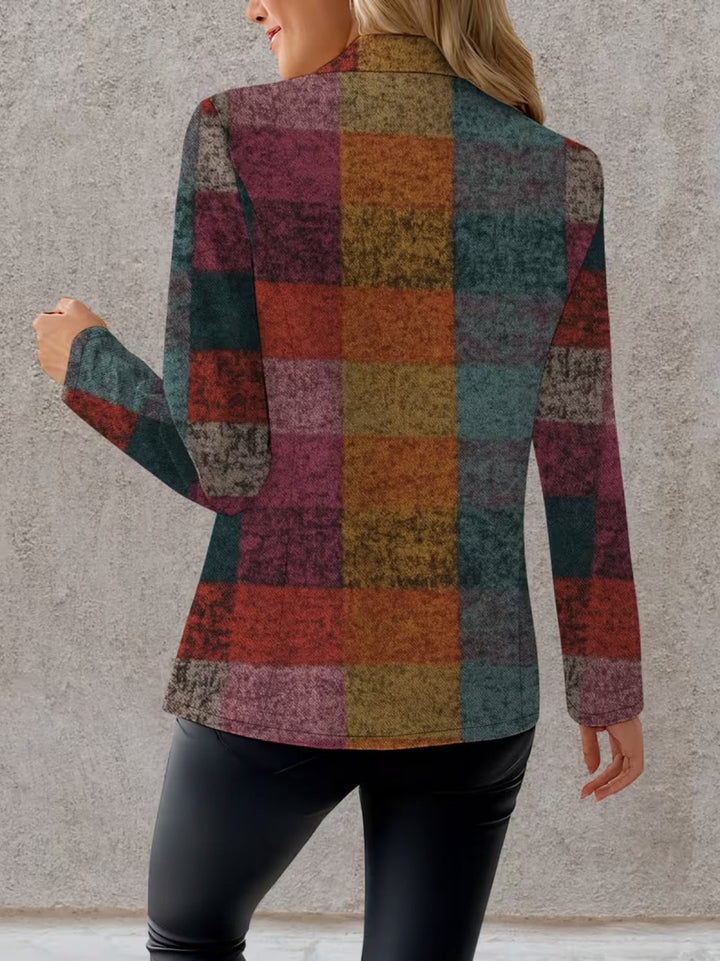 Charis | Autumn Plaid Blazer