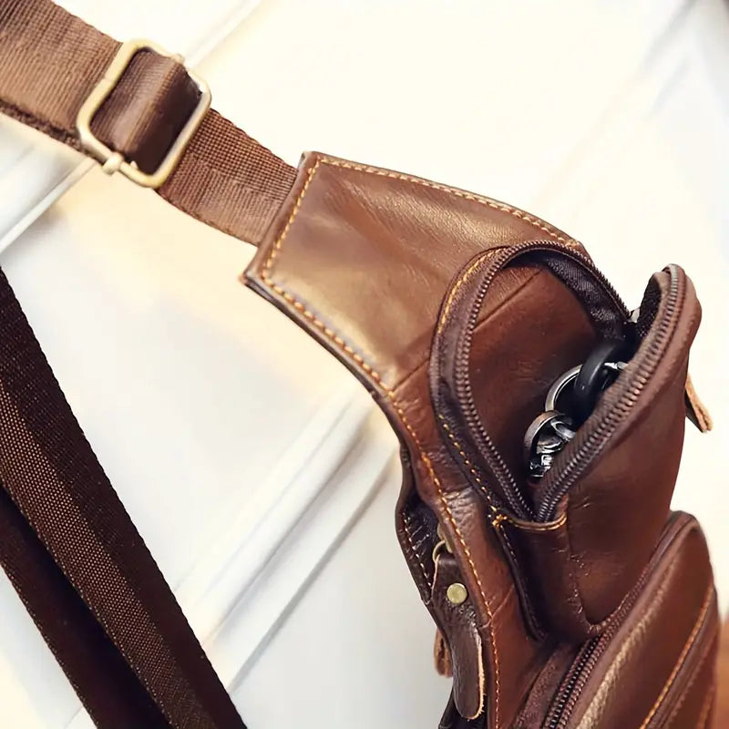 Zachary - Men's Retro Leather Crossbody Bag