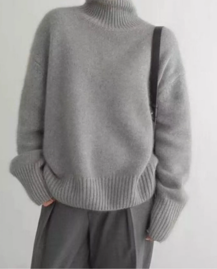 Cordelia | Turtleneck Dropped Shoulder Sweater