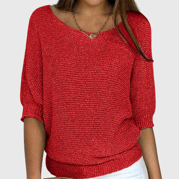Marjory | Batwing Fine Knit Sweater