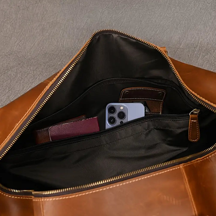 Joseph - Spacious Leather Travel Duffel
