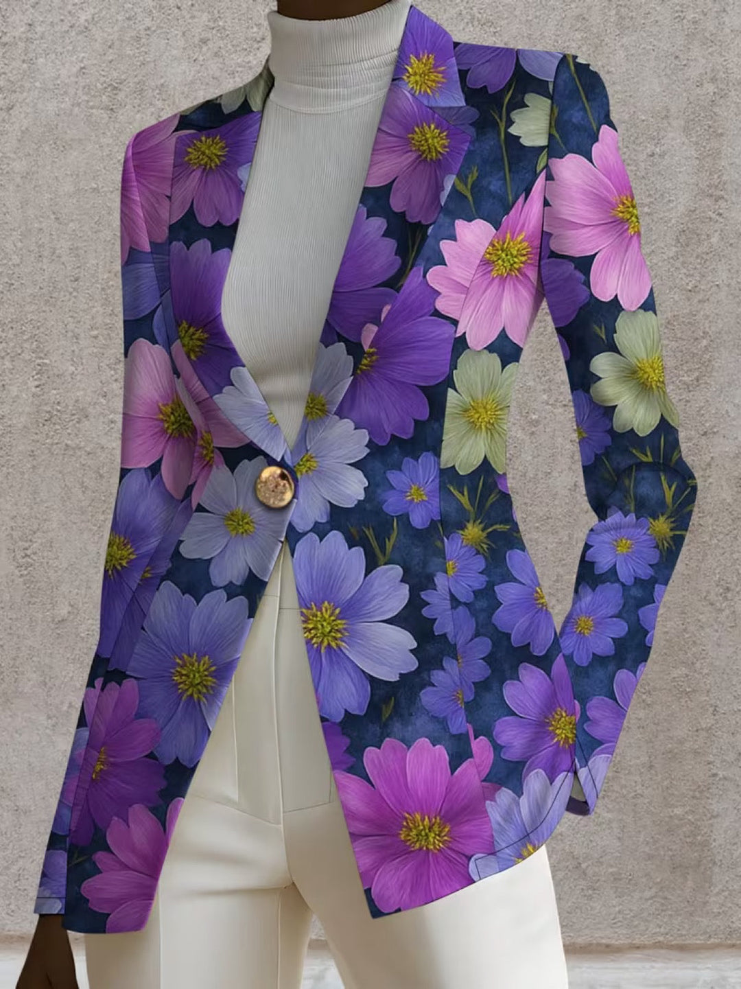 Narcissa | Purple Cosmos Blazer