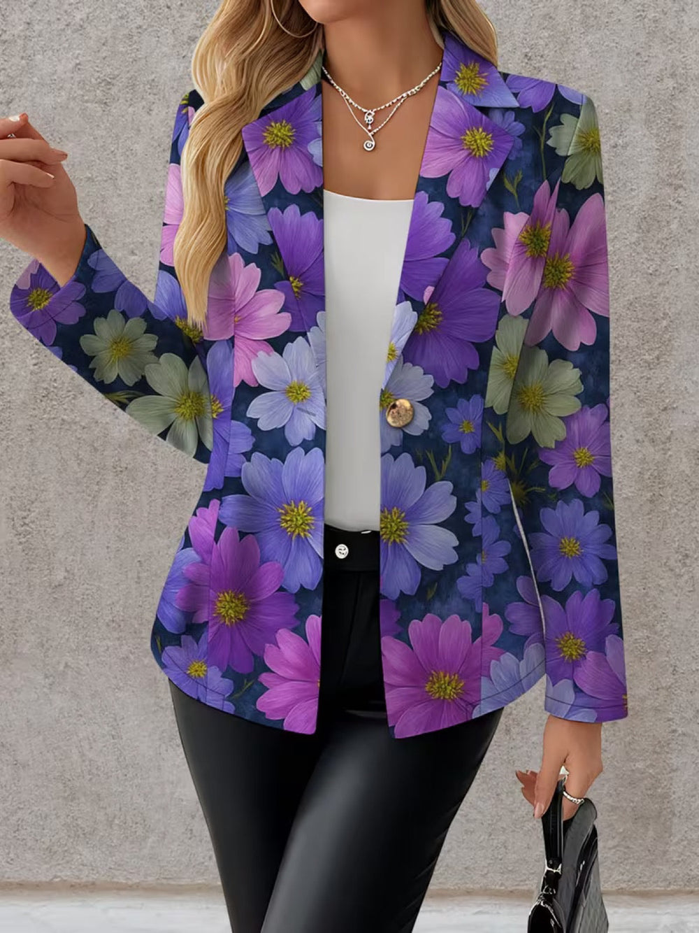 Narcissa | Purple Cosmos Blazer