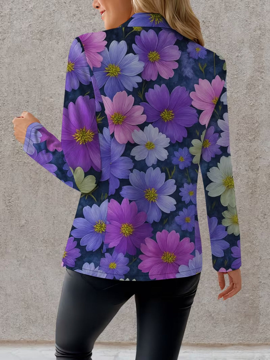 Narcissa | Purple Cosmos Blazer