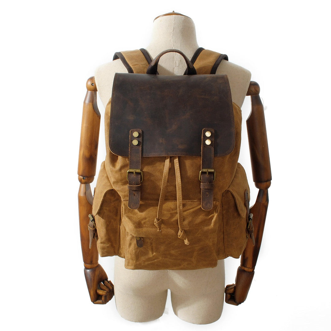 Jacob - Classic Waxed Canvas Backpack
