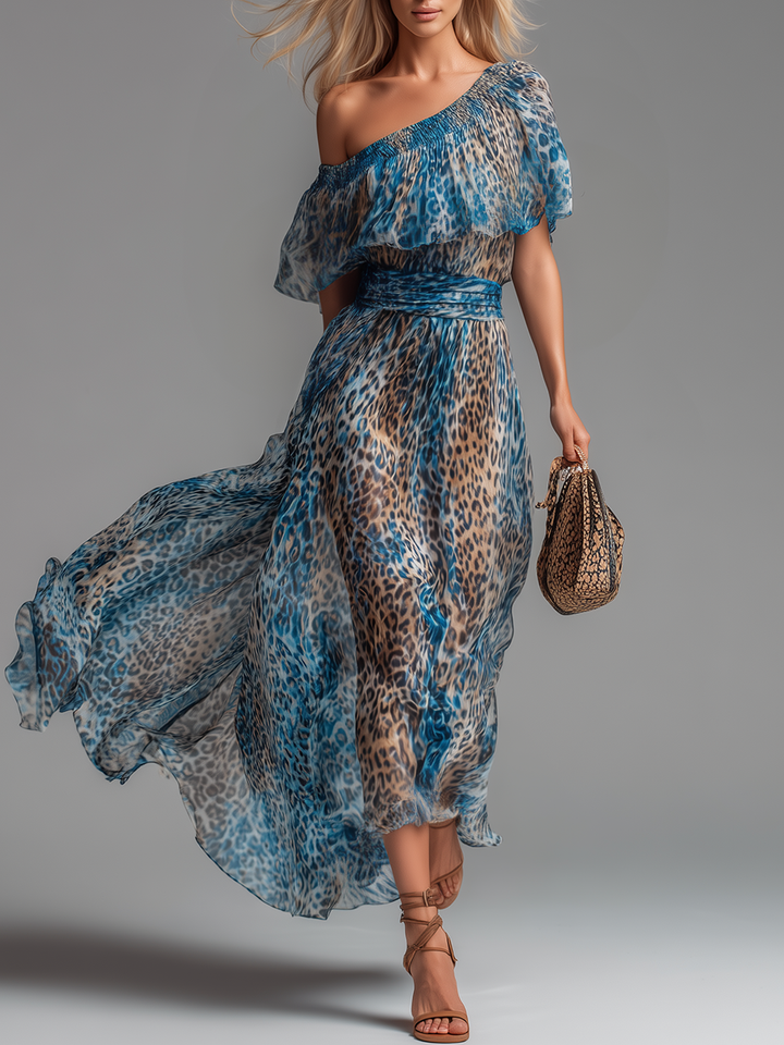 Oralie™ | Off-Shoulder Ruffle Maxi Dress