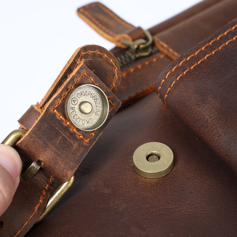 Charles - Men's Leather Laptop Bag