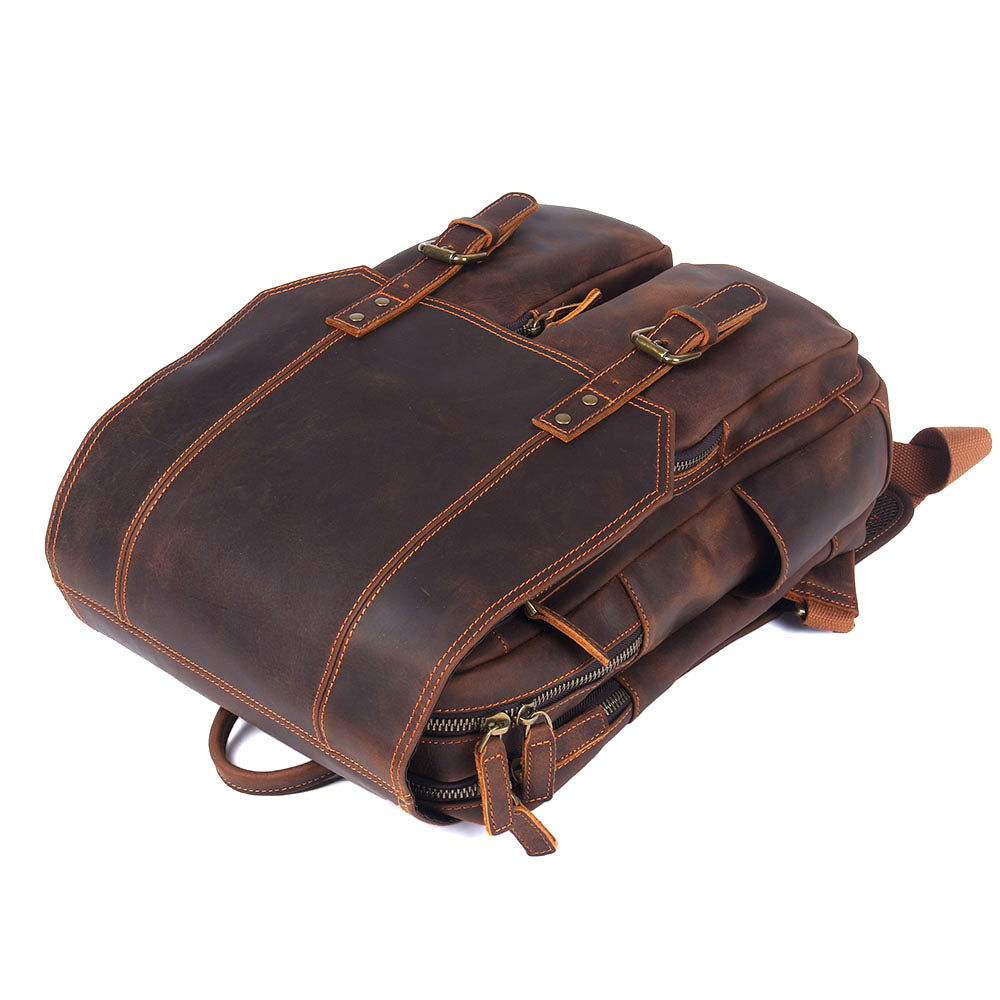 Robert - Vintage Leather Travel Backpack