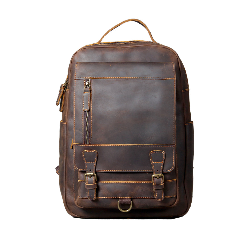 Jason - Luxury Tan Leather Backpack