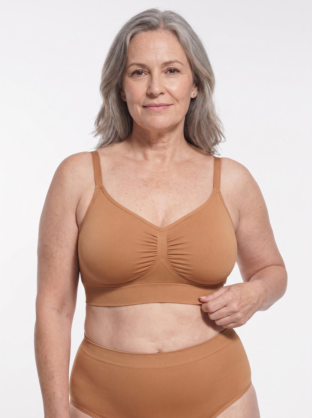 Annabel™ | Seamless Everyday Bra Caramel