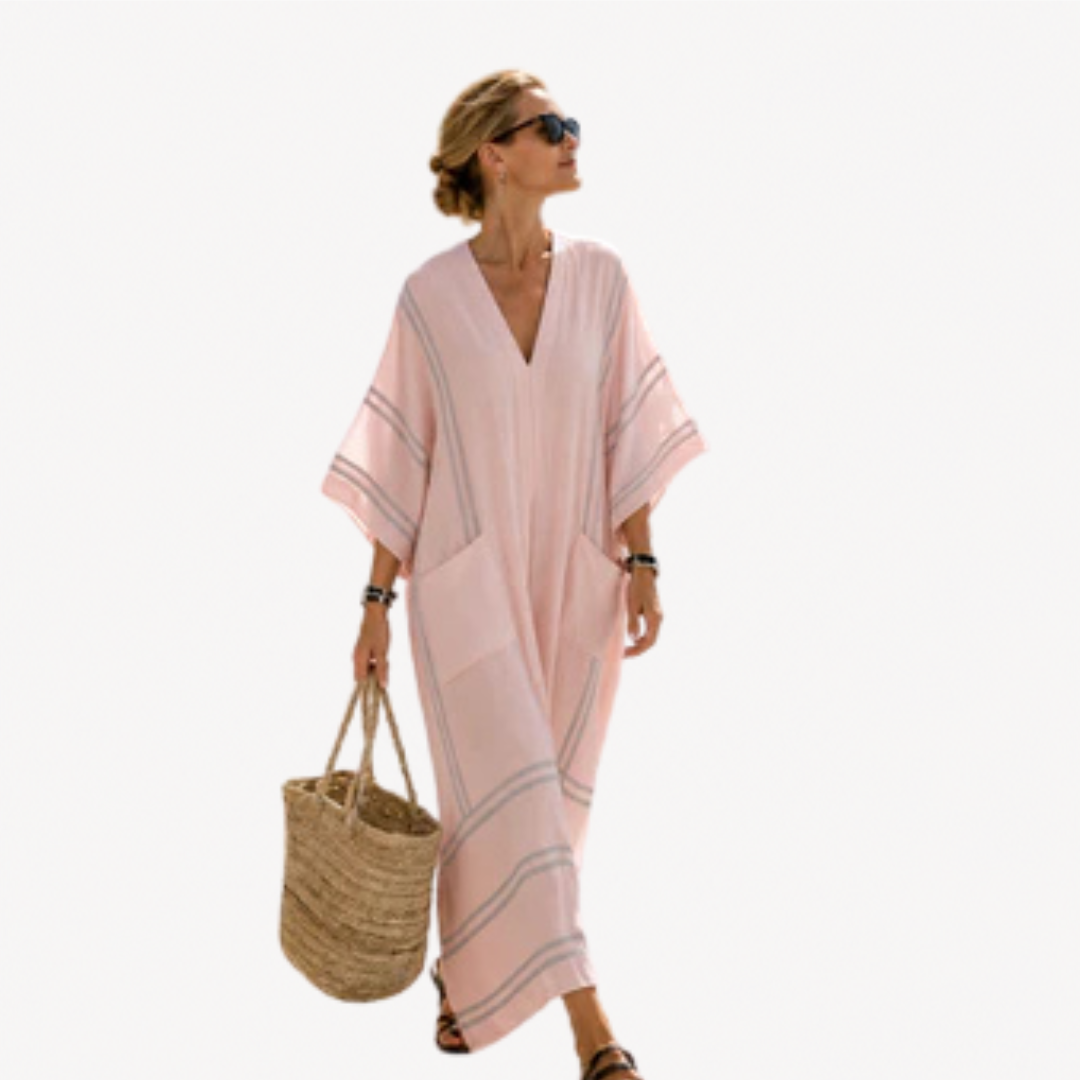 Calla | Coastal Print Caftan