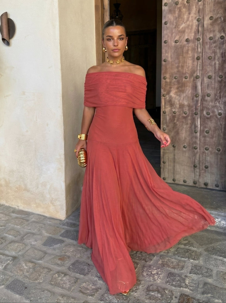 Isleen™ | Elegant Simba dress in silk tulle