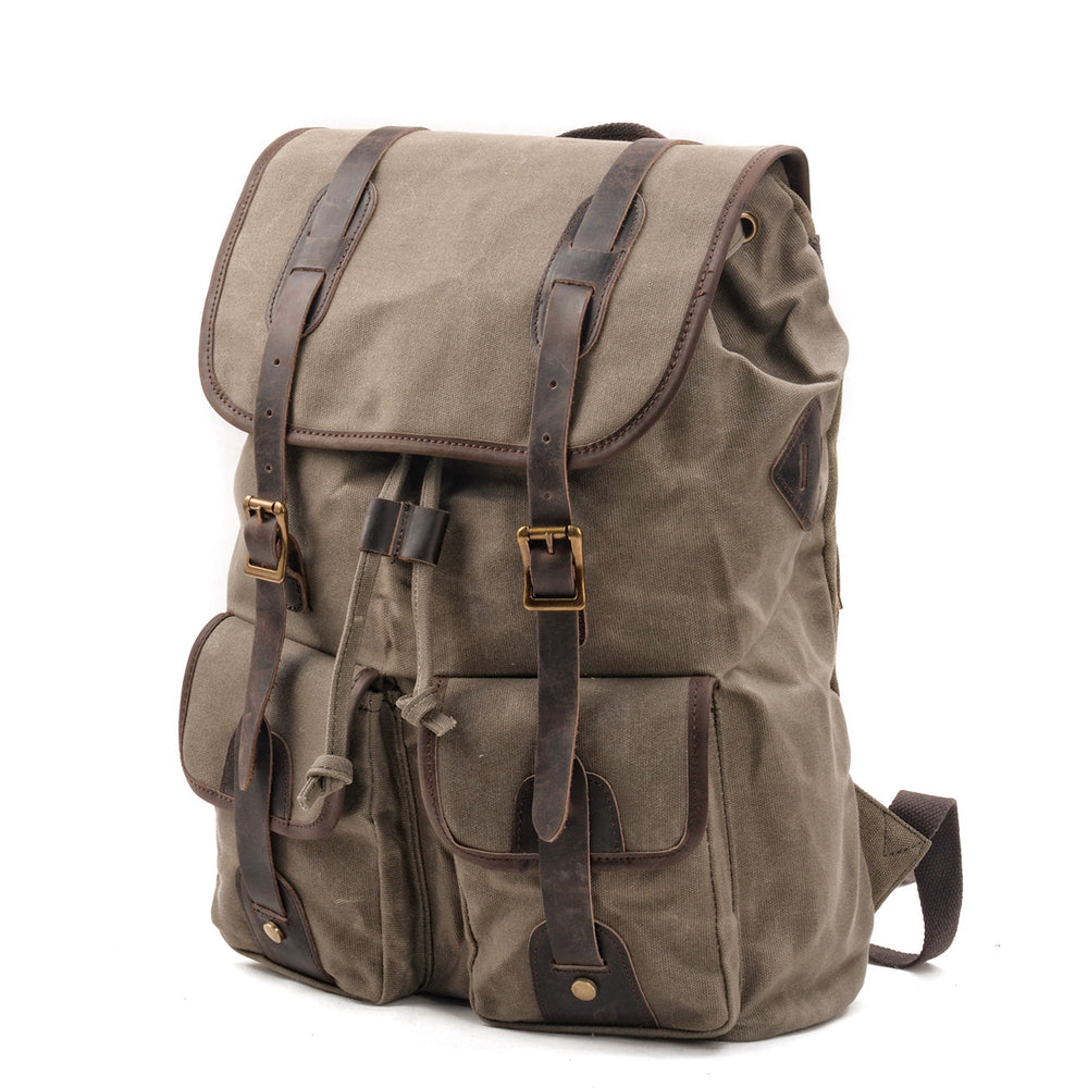 Marcus - Durable Canvas Travel Backpack for Adventurers