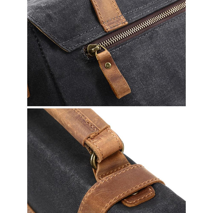 Jack - Waterproof Waxed Canvas Messenger Bag