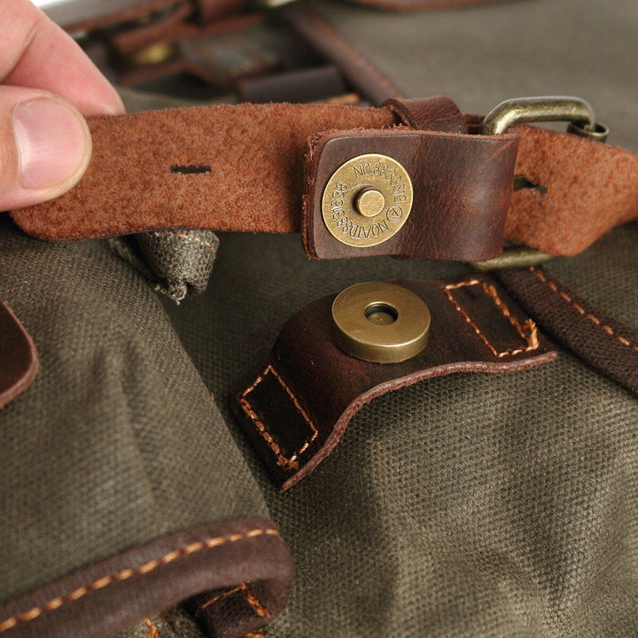 John - Durable Canvas Hiking Backpack for Adventurers
