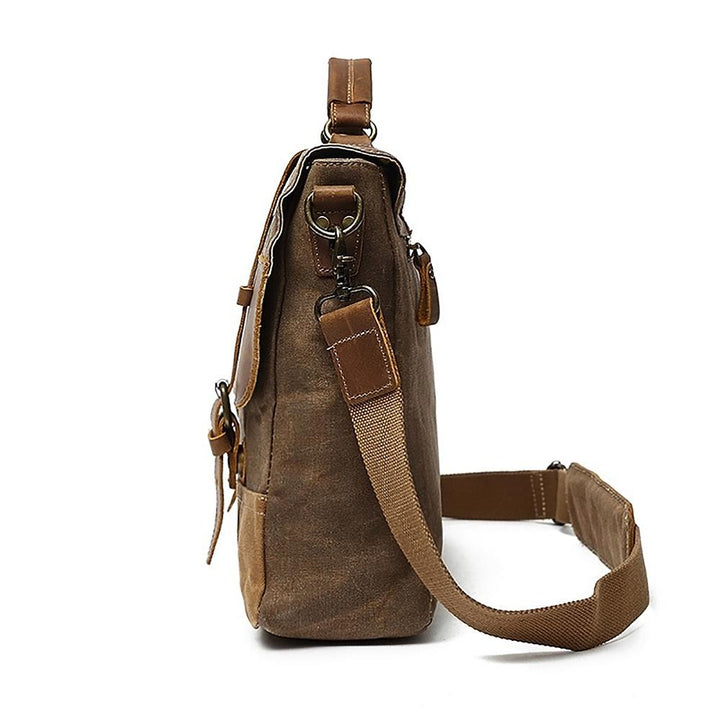 Jack - Waterproof Waxed Canvas Messenger Bag