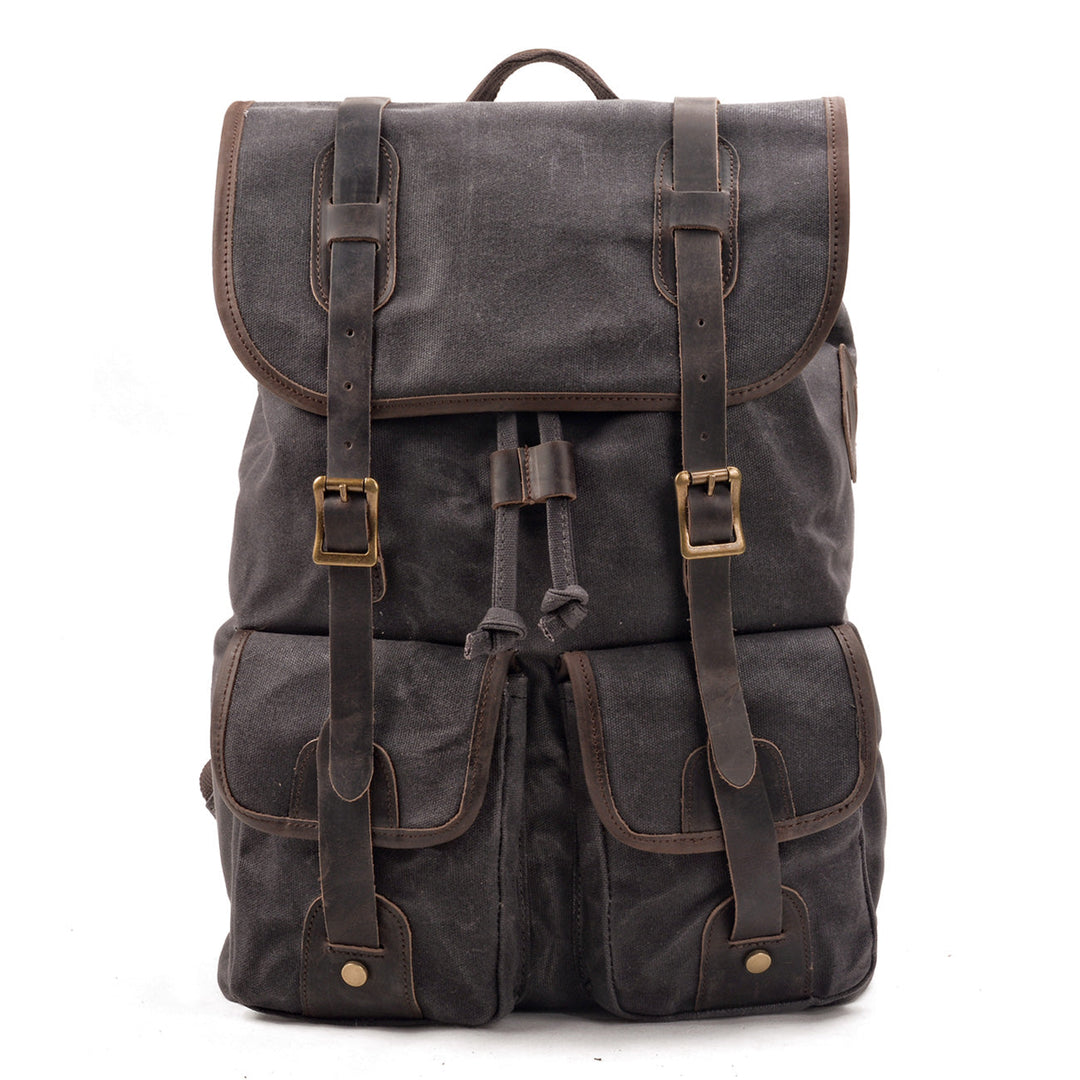 Marcus - Durable Canvas Travel Backpack for Adventurers