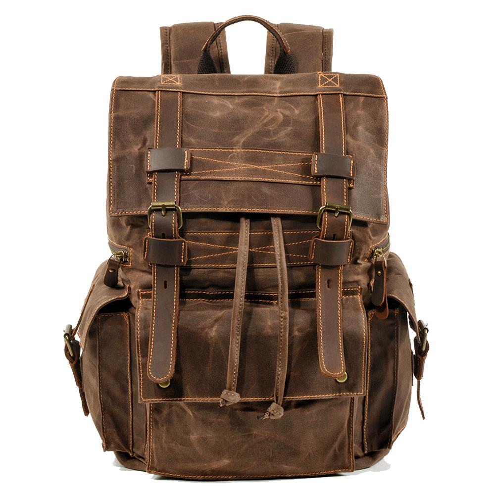 Brian - Spacious Canvas Backpack