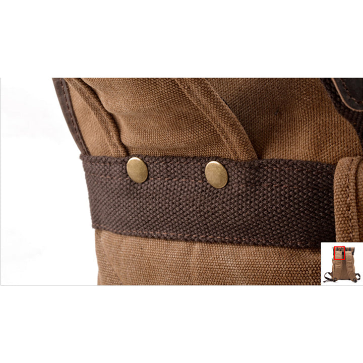 Marcus - Durable Canvas Travel Backpack for Adventurers