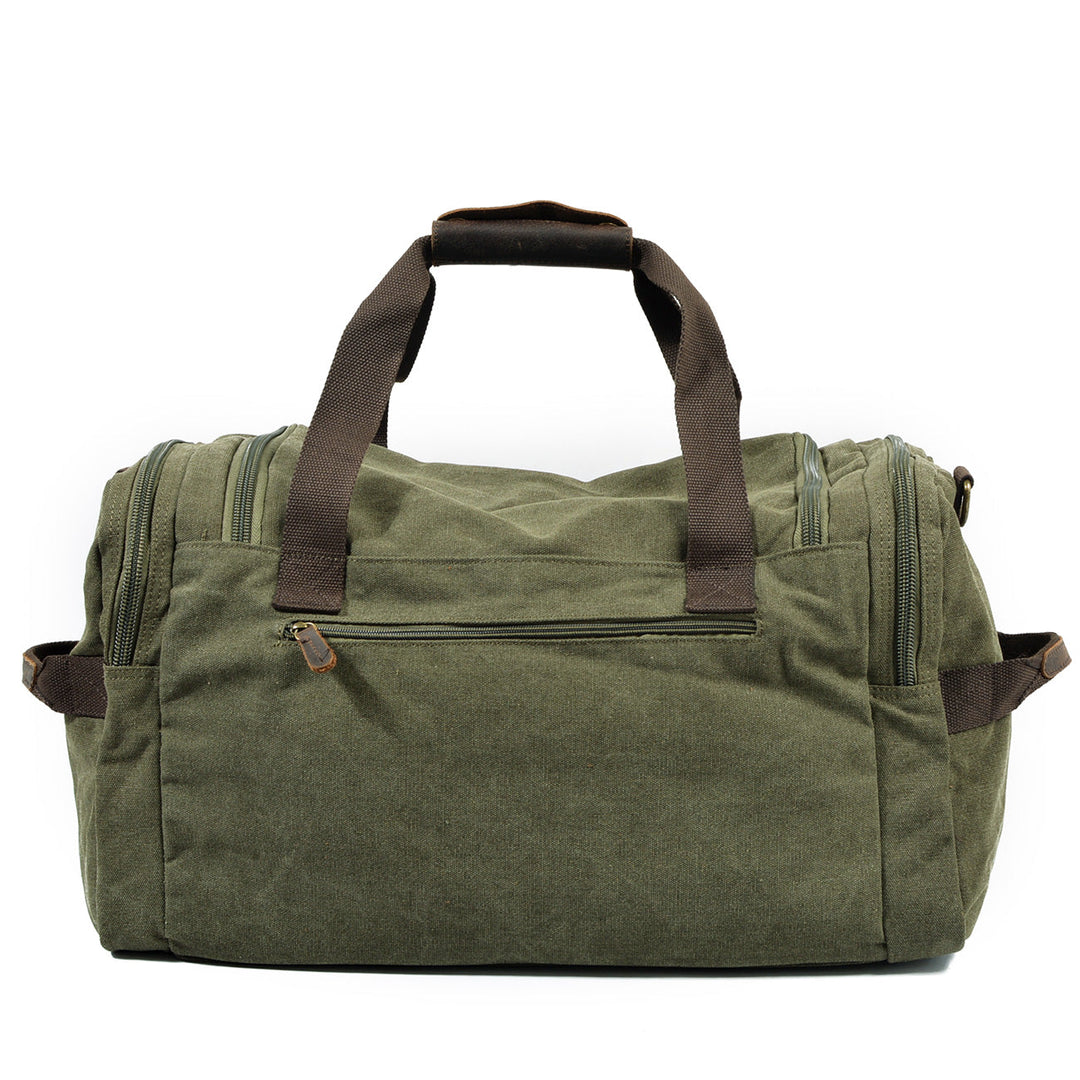 David - Men's Canvas and Leather Duffle Bag