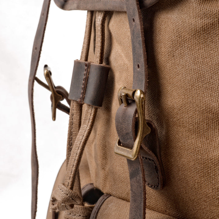 Marcus - Durable Canvas Travel Backpack for Adventurers