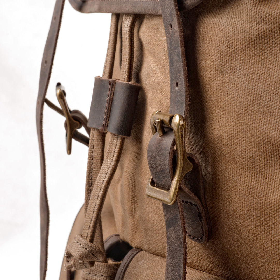 Marcus - Durable Canvas Travel Backpack for Adventurers