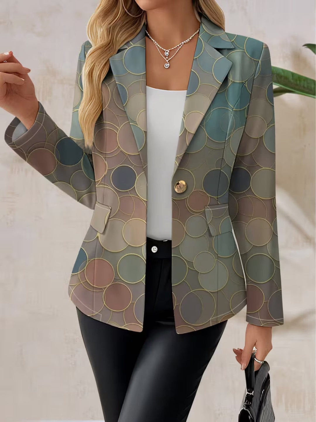 Katarina | Dot Mosaic Blazer