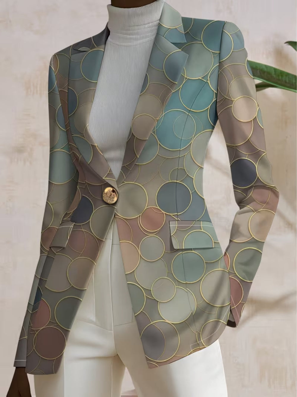 Katarina | Dot Mosaic Blazer