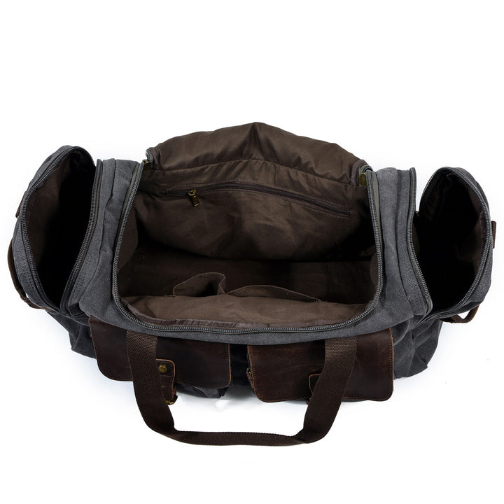 David - Men's Canvas and Leather Duffle Bag